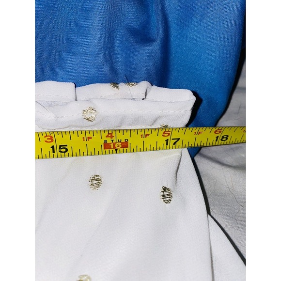 L1 Little White Lies dress white gold polka dots Small - Picture 4 of 5